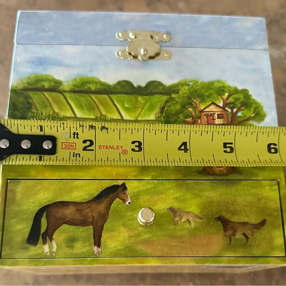 Horse Jewelry Box with Mirror - Picture 9 of 11